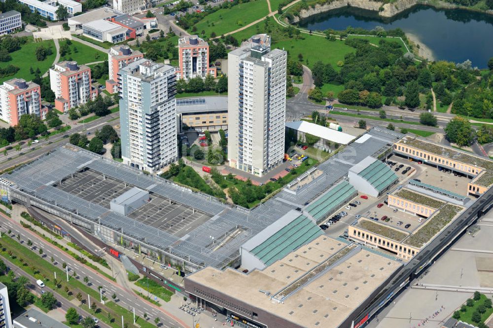 Halle / Saale / OT Neustadt von oben - Einkaufszentrum Neustadt Centrum in Halle / Saale