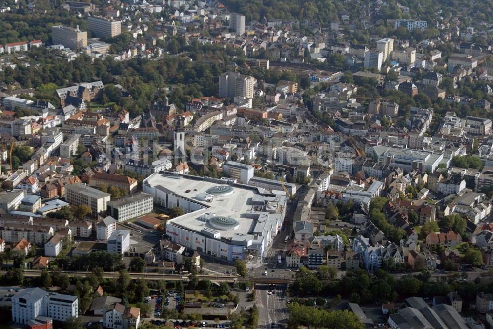 Gießen aus der Vogelperspektive: Einkaufszentrum Neustädter Tor