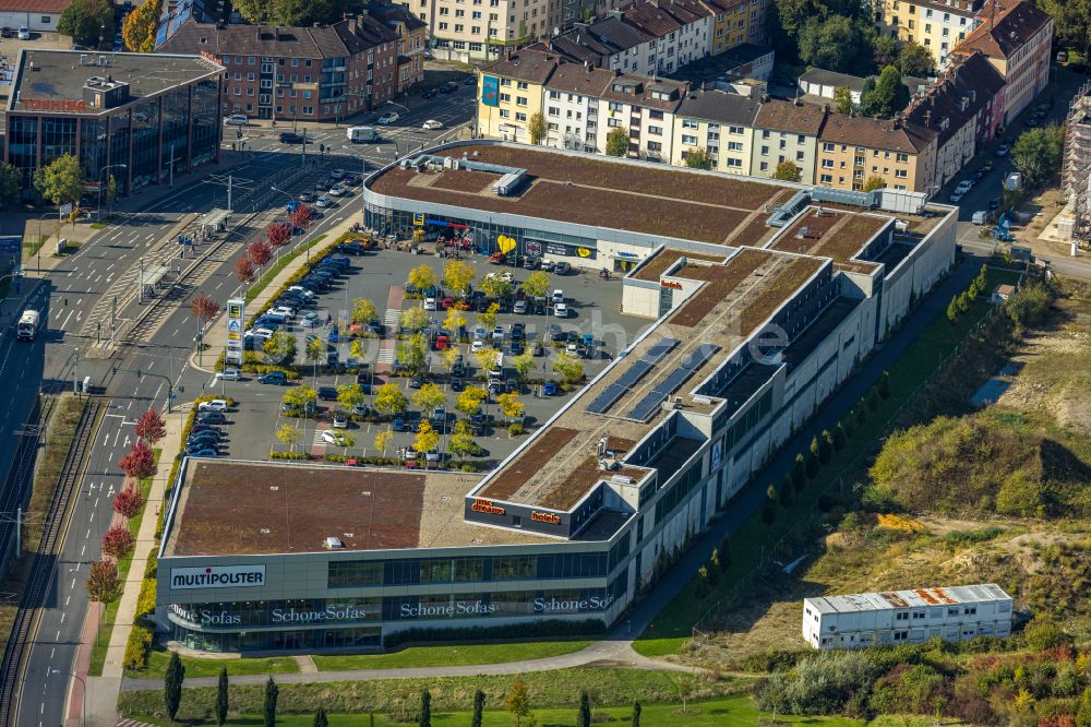 Luftbild Essen - Einkaufszentrum Quartier West an der Altendorfer Straße in Essen im Bundesland Nordrhein-Westfalen