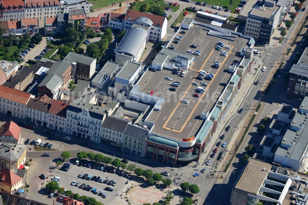 Luftbild Brandenburg - Einkaufszentrum Sankt Annen Galerie in Brandenburg