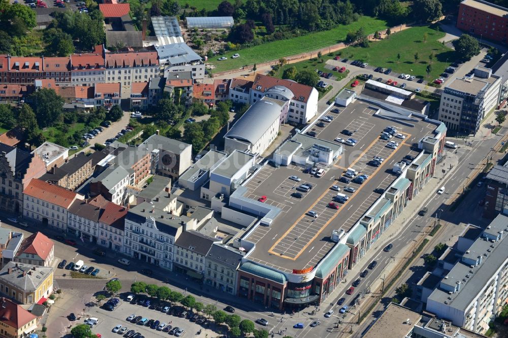 Luftaufnahme Brandenburg - Einkaufszentrum Sankt Annen Galerie in Brandenburg