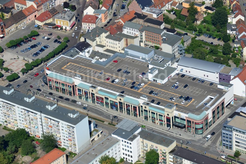 Luftaufnahme Brandenburg - Einkaufszentrum Sankt Annen Galerie in Brandenburg