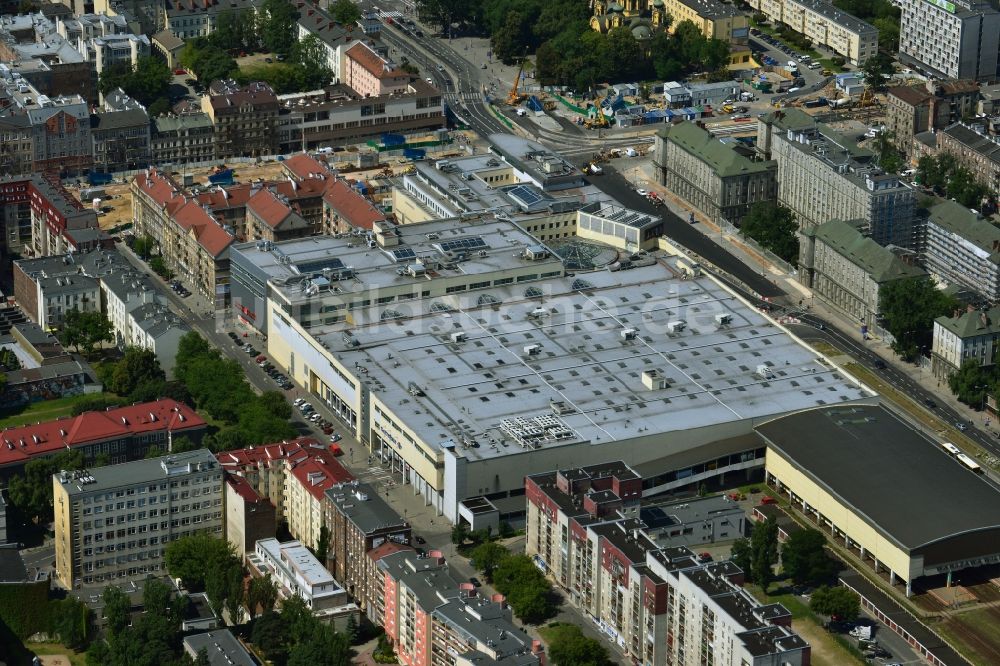 Luftbild Warschau Mokotow - Einkaufszentrum Warszawa Wilenska Shopping Center an der ul Targowa in Warschau in Polen