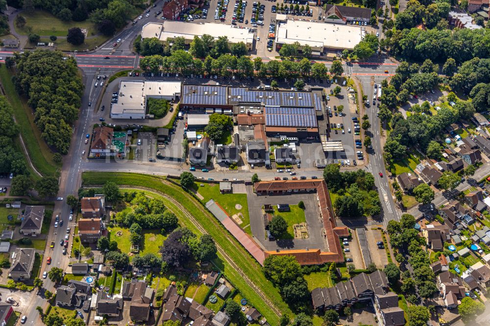 Luftaufnahme Herringen - Einkaufzentren in Herringen im Bundesland Nordrhein-Westfalen, Deutschland