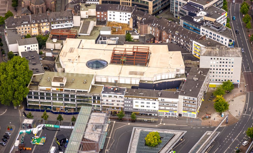 Bottrop aus der Vogelperspektive: Einkaufzentrum Hansa - Center im Ortsteil Stadtmitte in Bottrop im Bundesland Nordrhein-Westfalen, Deutschland