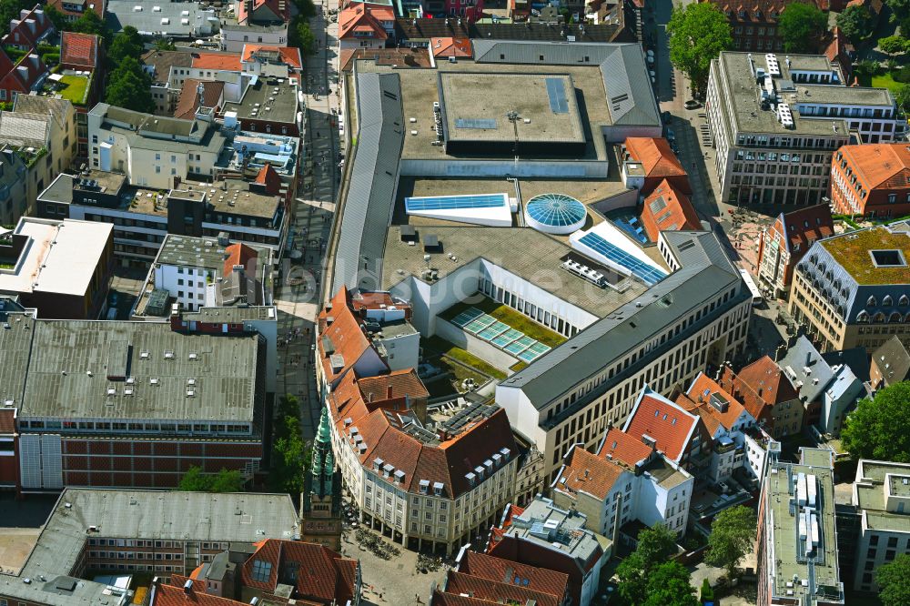 Luftbild Münster - Einkaufzentrum MÜNSTER ARKADEN in Münster im Bundesland Nordrhein-Westfalen, Deutschland