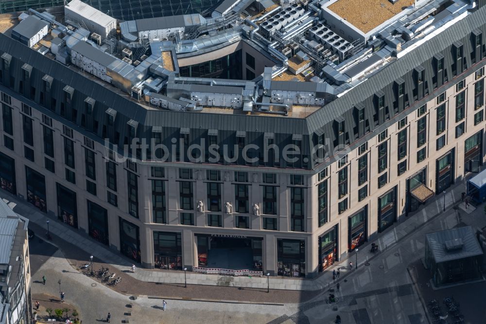 Luftaufnahme Leipzig - Einkaufzentrum Petersbogen in Leipzig im Bundesland Sachsen, Deutschland