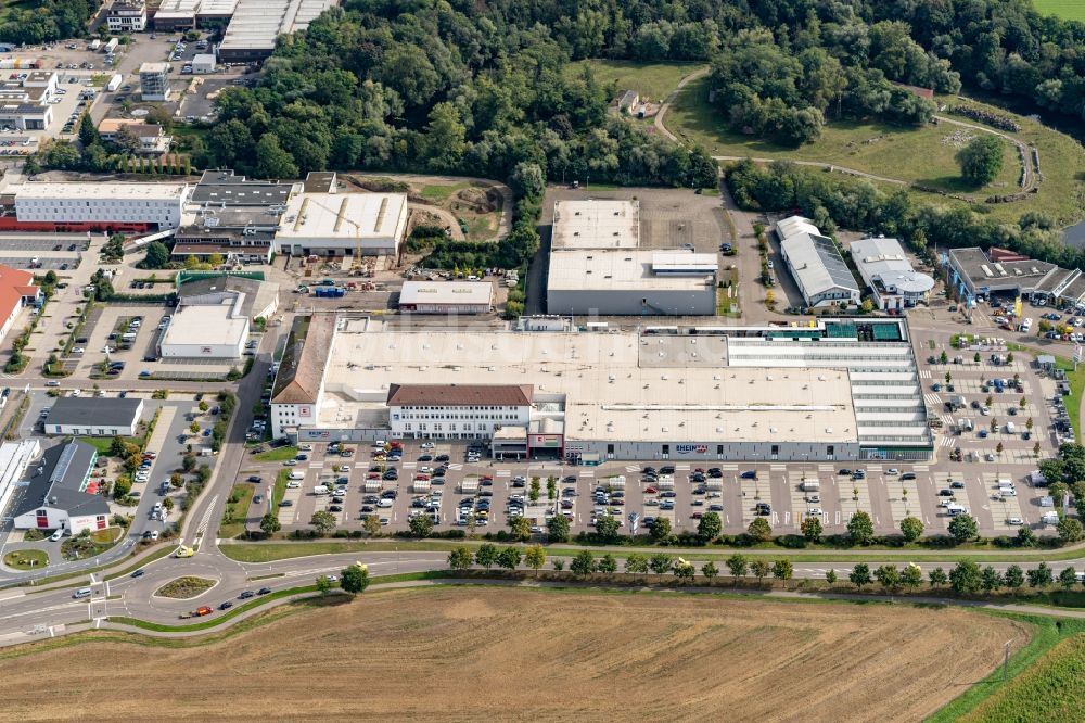 Luftaufnahme Kehl - Einkaufzentrum Rheintal Center mit Kauflandmarkt in Kehl im Bundesland Baden-Württemberg, Deutschland