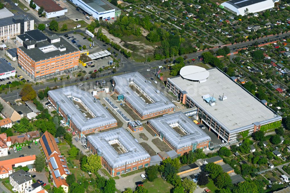 Luftbild Dresden - Einkaufzentrum Seidnitz Center Dresden in Dresden im Bundesland Sachsen, Deutschland