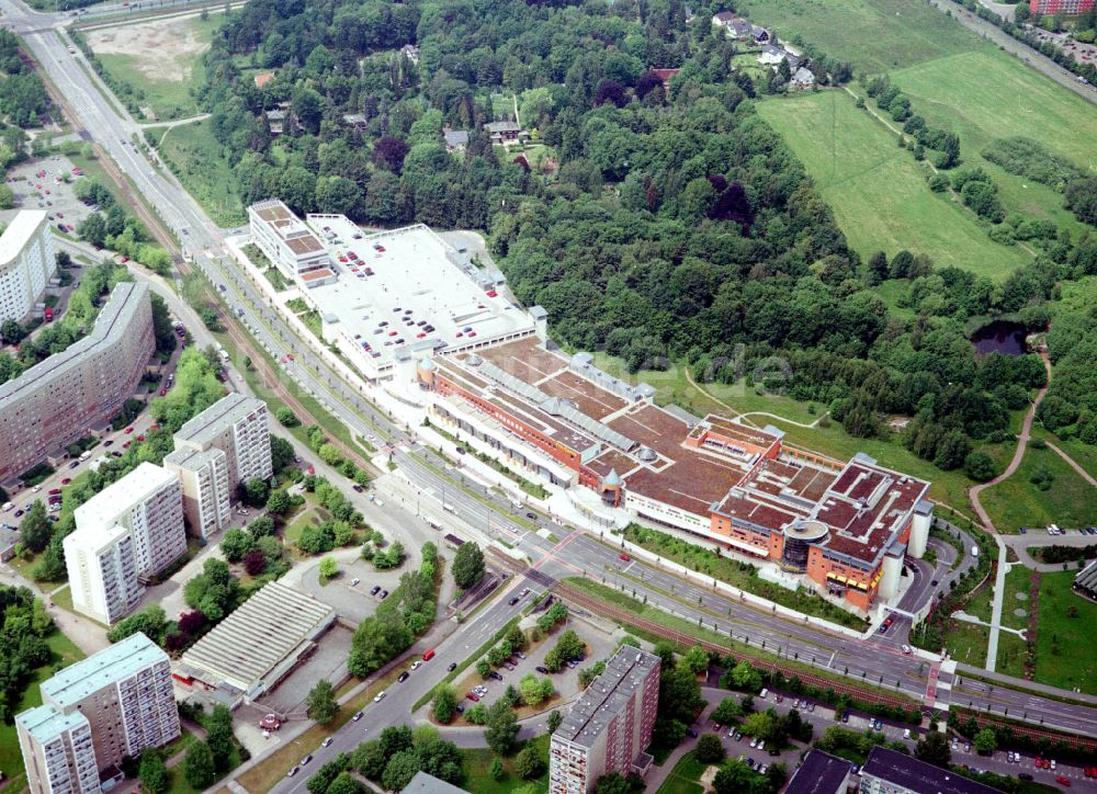 Chemnitz von oben - Einkaufzentrum Vita- Center in Chemnitz im Bundesland Sachsen, Deutschland