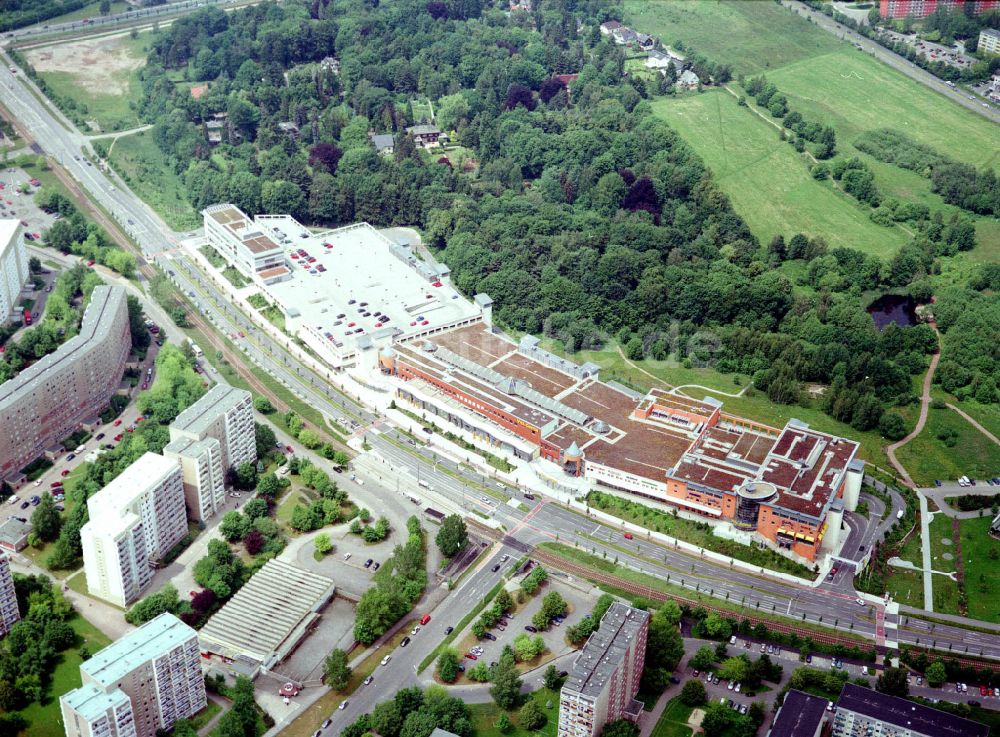 Luftaufnahme Chemnitz - Einkaufzentrum Vita- Center in Chemnitz im Bundesland Sachsen, Deutschland