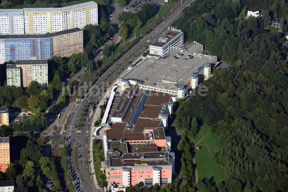 Luftaufnahme Chemnitz - Einkaufzentrum Vita- Center in Chemnitz im Bundesland Sachsen, Deutschland