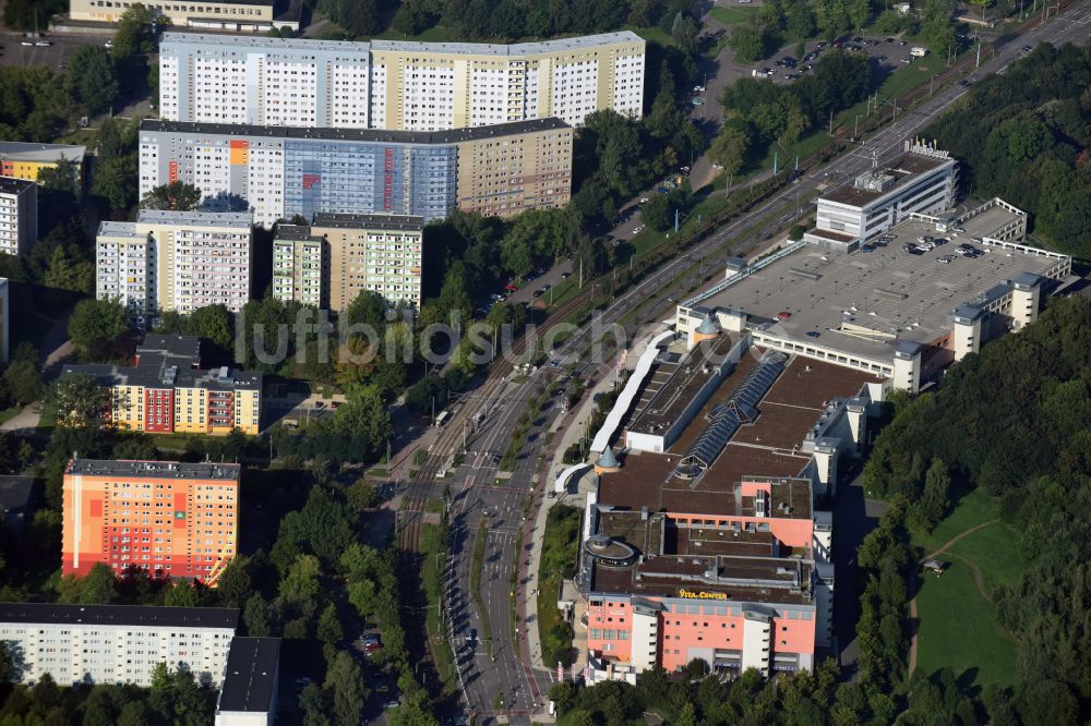 Chemnitz aus der Vogelperspektive: Einkaufzentrum Vita- Center in Chemnitz im Bundesland Sachsen, Deutschland