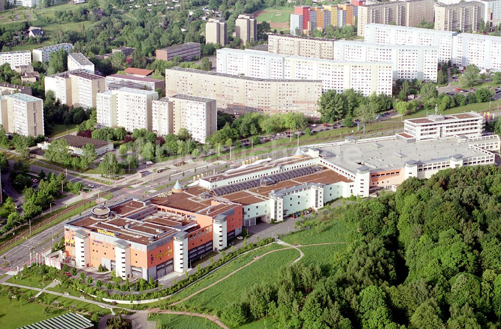 Luftaufnahme Chemnitz - Einkaufzentrum Vita- Center in Chemnitz im Bundesland Sachsen, Deutschland