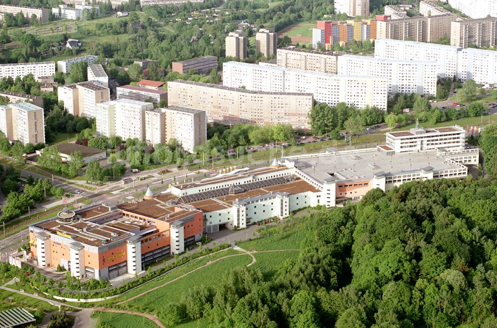 Chemnitz von oben - Einkaufzentrum Vita- Center in Chemnitz im Bundesland Sachsen, Deutschland