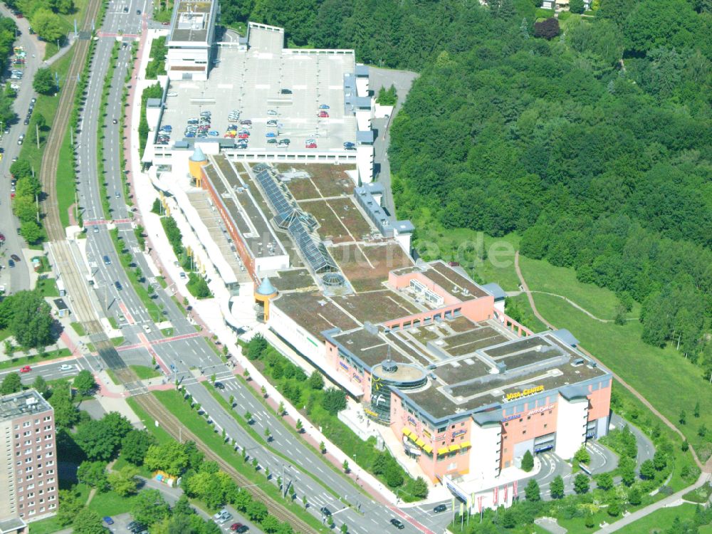 Chemnitz von oben - Einkaufzentrum Vita- Center in Chemnitz im Bundesland Sachsen, Deutschland