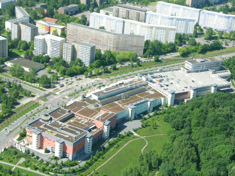 Luftbild Chemnitz - Einkaufzentrum Vita- Center in Chemnitz im Bundesland Sachsen, Deutschland