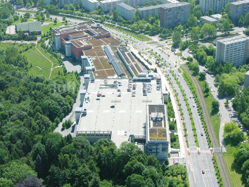 Chemnitz von oben - Einkaufzentrum Vita- Center in Chemnitz im Bundesland Sachsen, Deutschland