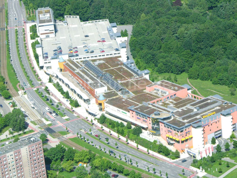 Luftaufnahme Chemnitz - Einkaufzentrum Vita- Center in Chemnitz im Bundesland Sachsen, Deutschland