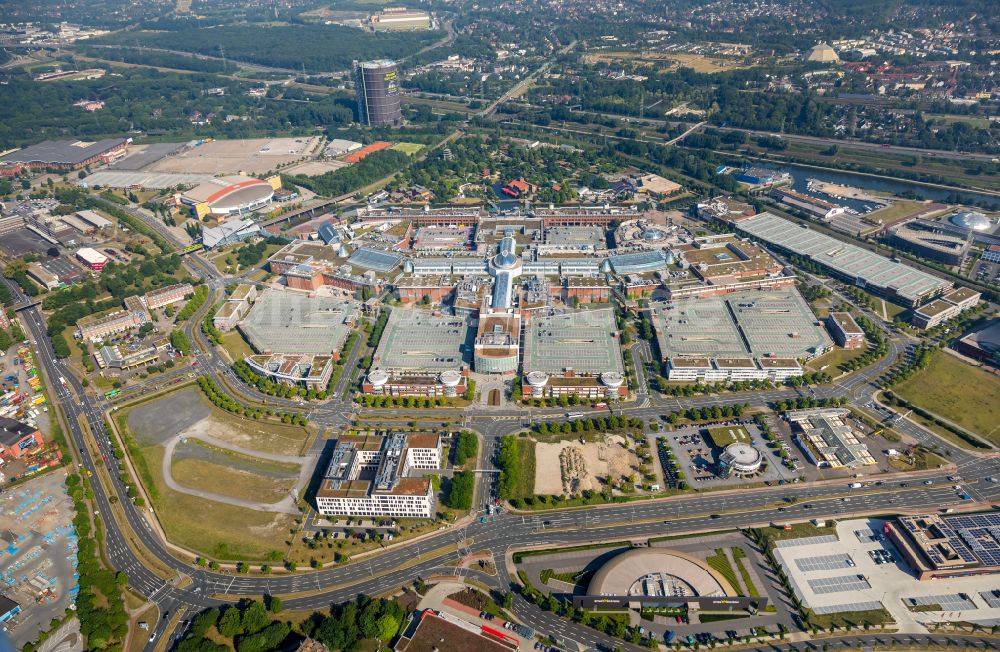 Oberhausen aus der Vogelperspektive: Einkaufzentrum Westfield Centro in Oberhausen im Bundesland Nordrhein-Westfalen, Deutschland