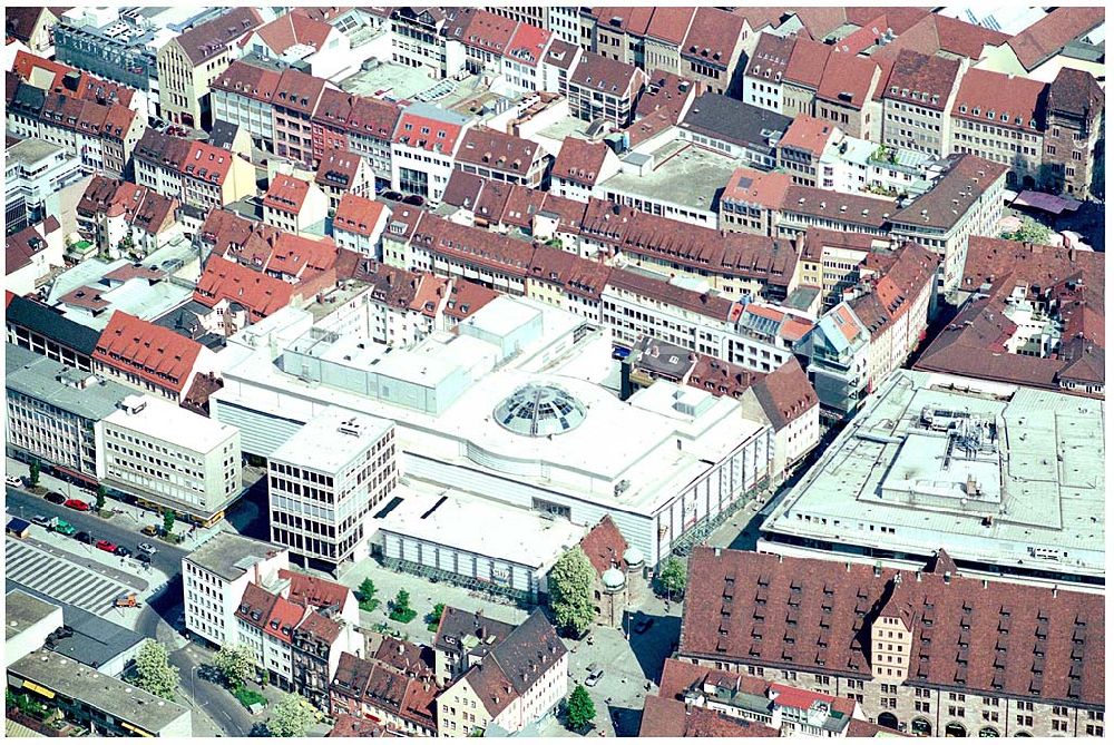 Luftaufnahme Nürnberg - Einkauscenter City-Point