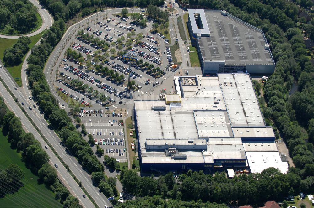 Luftbild HAMBURG - Einrichtungshaus der IKEA Deutschland GmbH & Co. KG - Niederlassung Hamburg Schnelsen