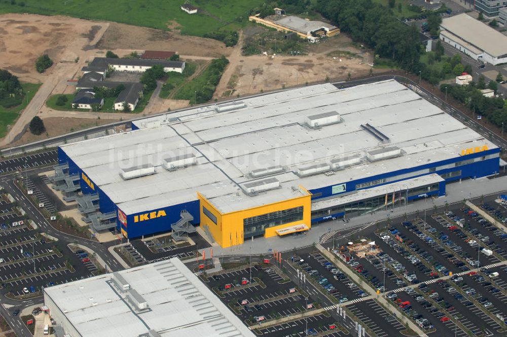 KÖLN von oben - Einrichtungshaus der IKEA Deutschland GmbH & Co. KG - Niederlassung Köln Am Butzweilerhof