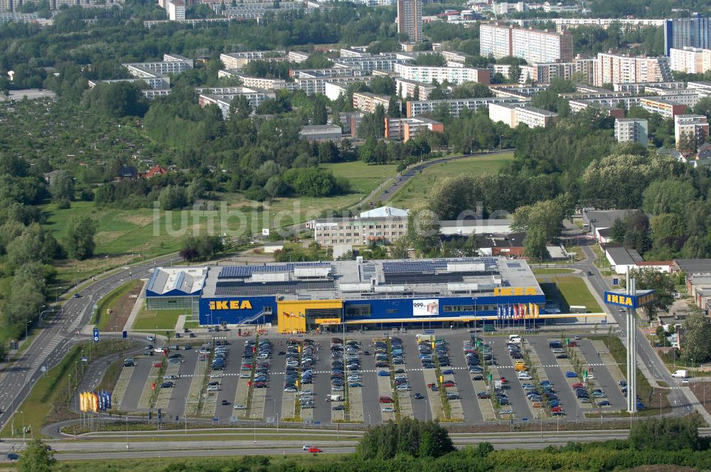 Luftbild Rostock - Einrichtungshaus der IKEA Deutschland GmbH & Co. KG - Niederlassung Rostock