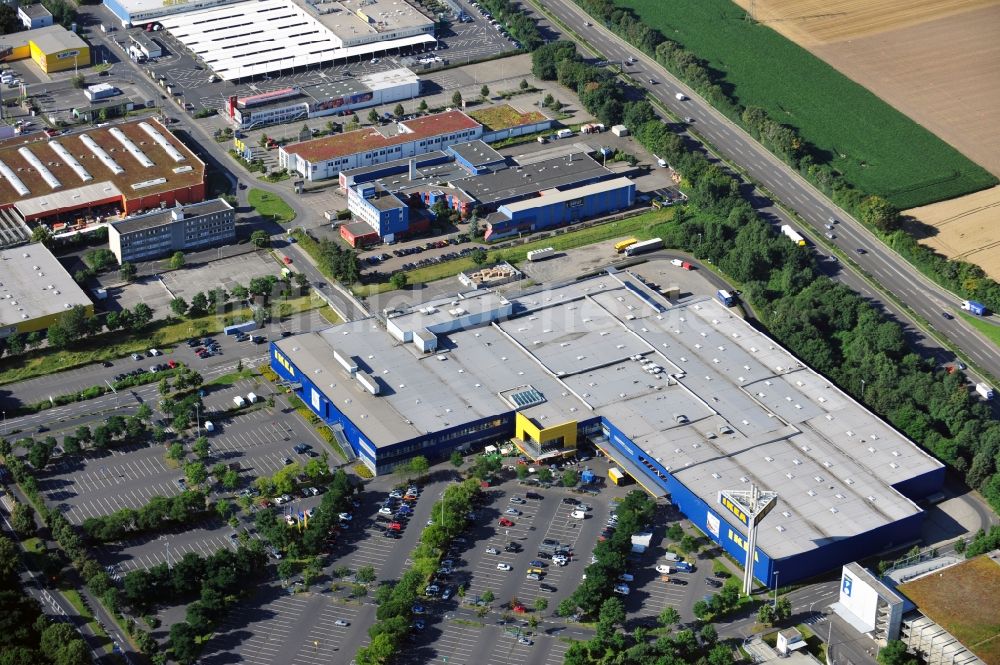 Luftaufnahme Köln - Einrichtungshaus und Möbelmarkt IKEA in Köln