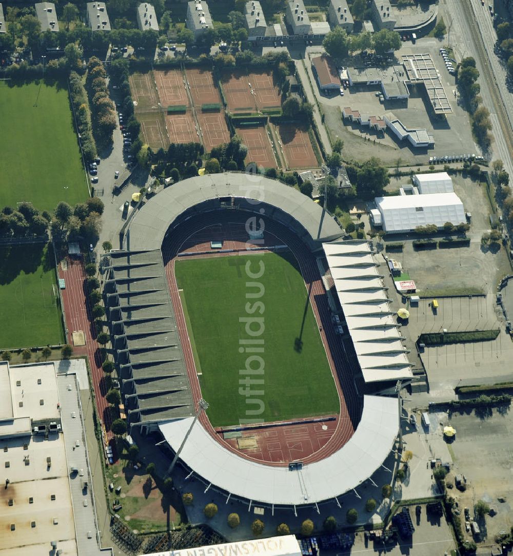 Luftbild Braunschweig - Eintracht-Stadion Braunschweig