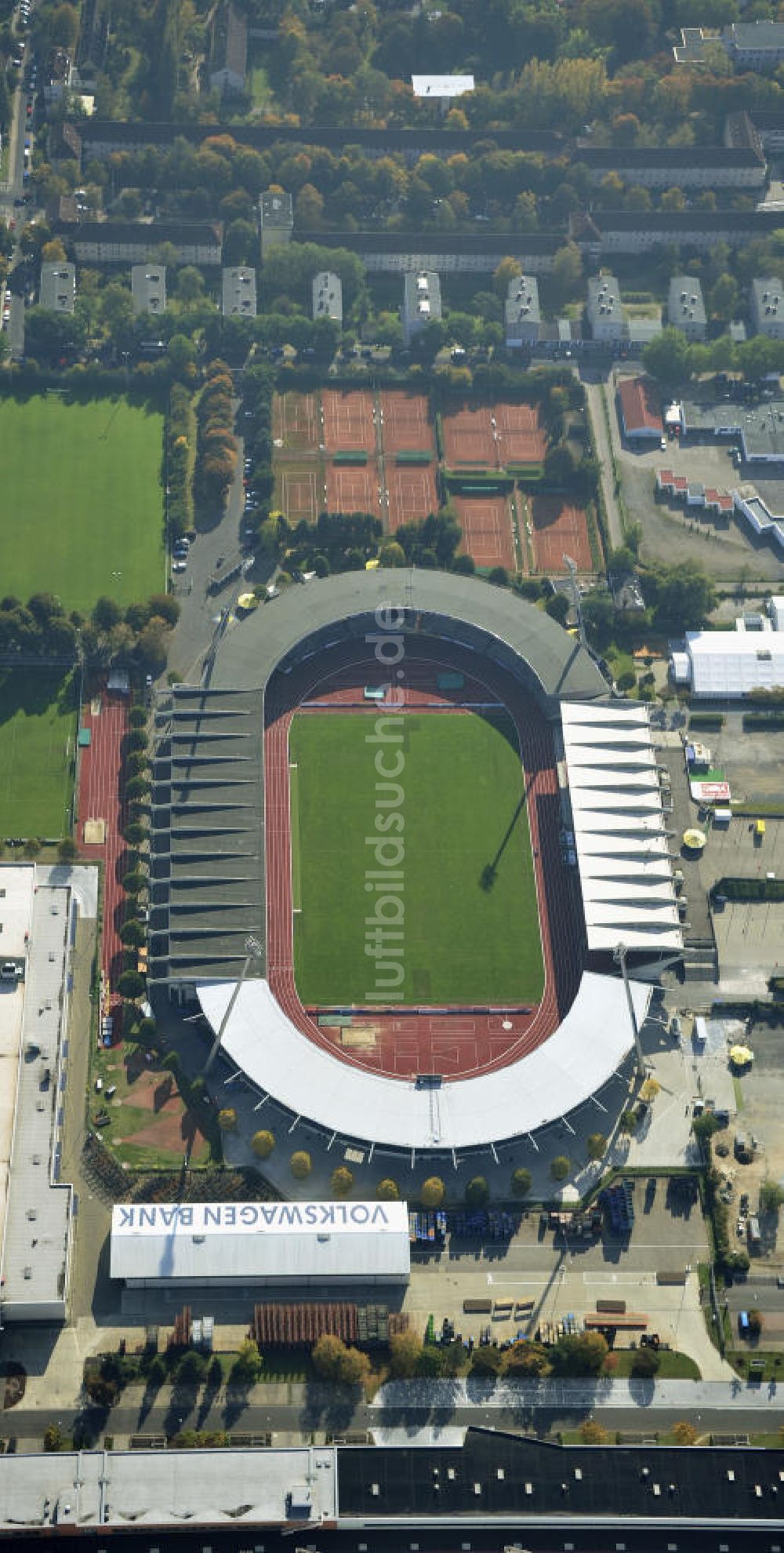 Luftaufnahme Braunschweig - Eintracht-Stadion Braunschweig