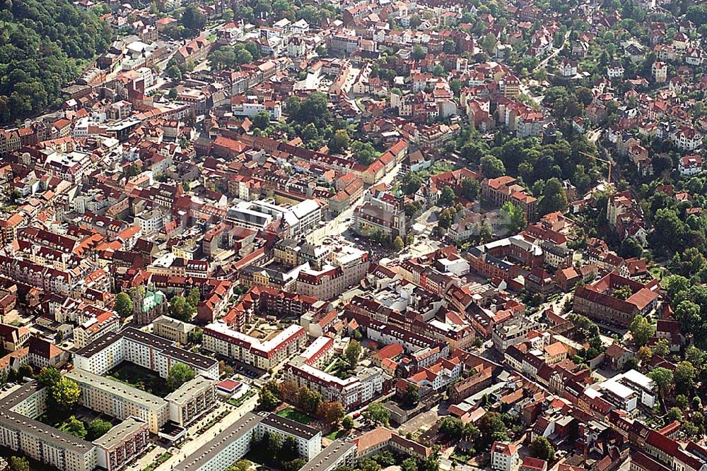 Luftbild Eisenach/ Thüringen - Eisenach/ Thüringen 20.09.2003 Stadtzentrum