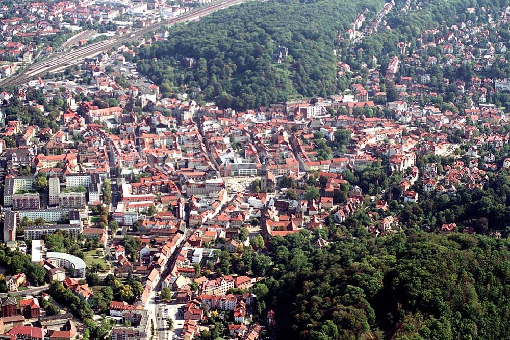 Luftaufnahme Eisenach/ Thüringen - Eisenach/ Thüringen 20.09.2003 Stadtzentrum