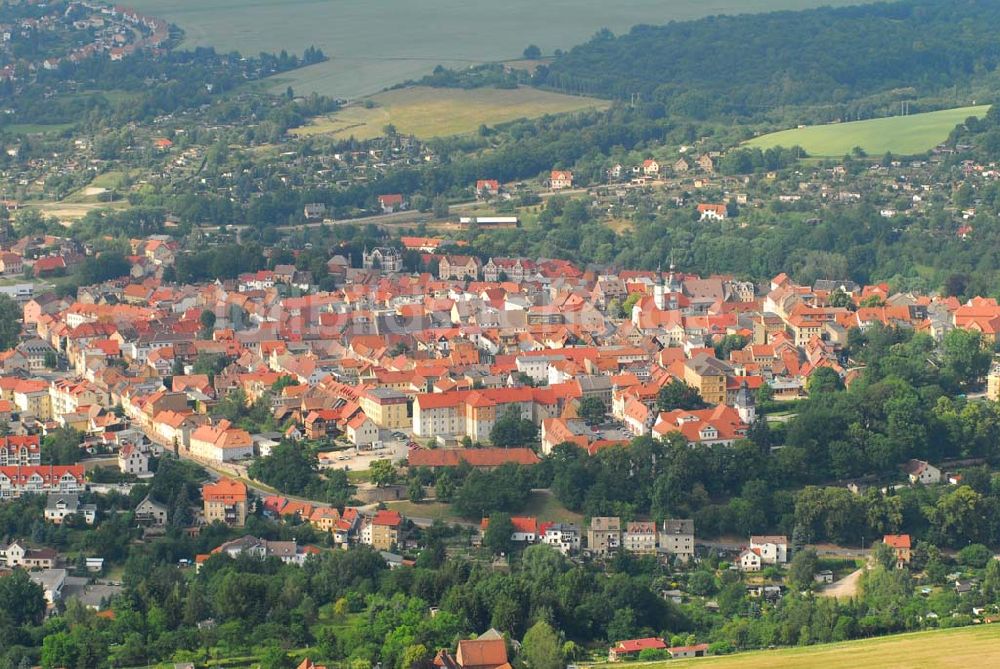 Eisenberg (Thüringen) aus der Vogelperspektive: Eisenberg in Thüringen