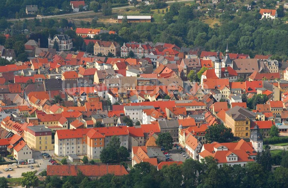 Luftbild Eisenberg (Thüringen) - Eisenberg in Thüringen