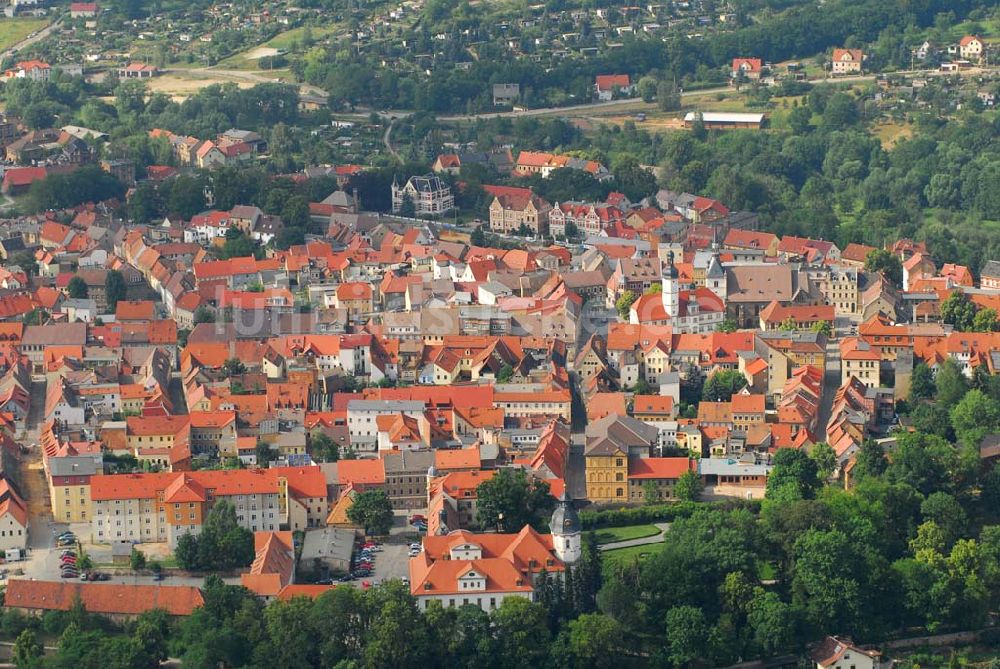 Luftaufnahme Eisenberg (Thüringen) - Eisenberg in Thüringen