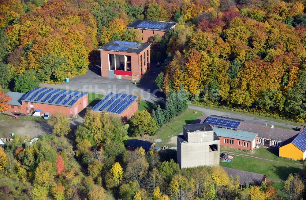 Luftaufnahme Groß Döhren - Eisenerzbergwerk Grube Fortuna in der Nähe von Groß Döhren im Bundesland Niedersachsen