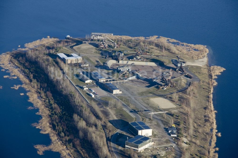 Luftbild Gräfenhainichen - Eisenstadt Ferropolis in Gräfenhainichen im Bundesland Sachsen-Anhalt