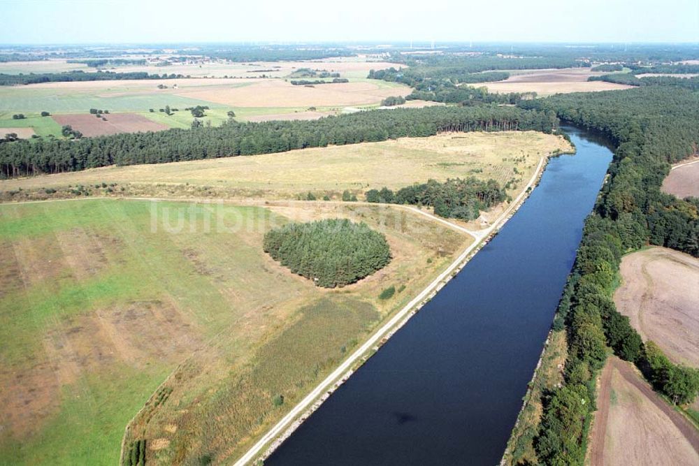 Ringfurth von oben - Elbausfluss bei Ringfurth