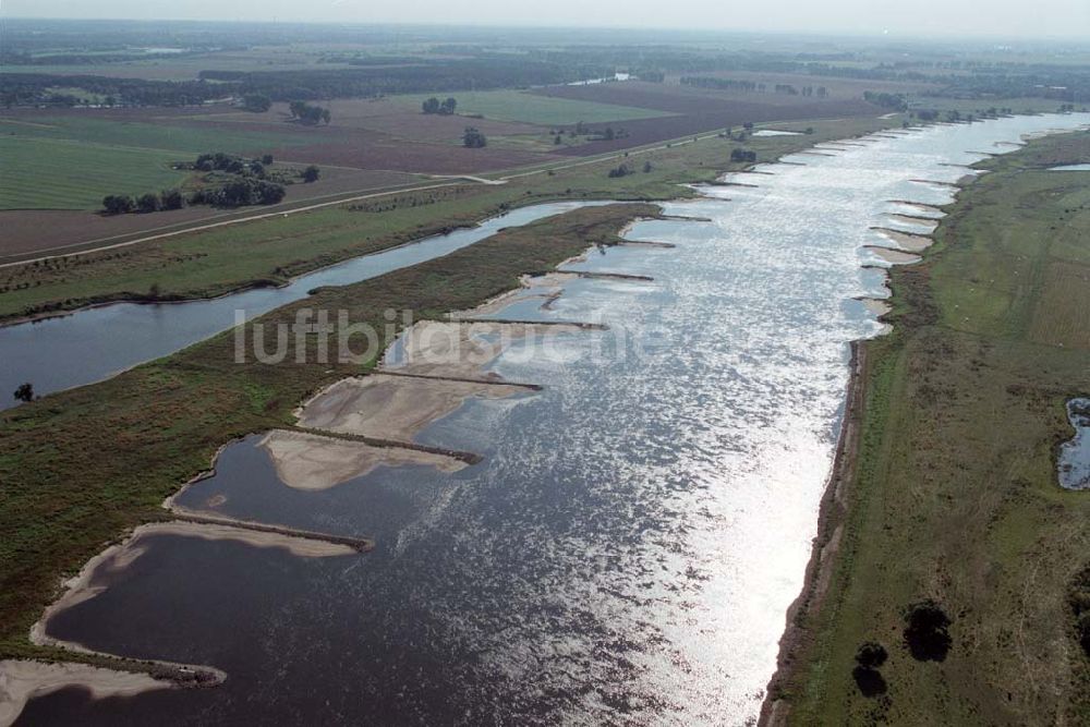 Luftaufnahme Ringfurth - Elbausfluss bei Ringfurth