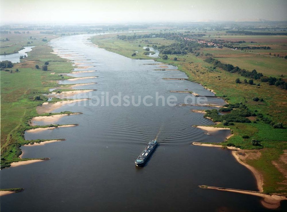 Luftbild Ringfurth - Elbausfluss bei Ringfurth am Elbe-Havel-Kanal