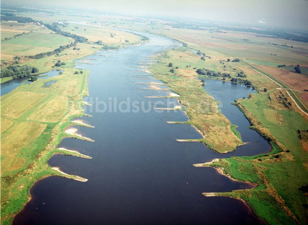 Ringfurth von oben - Elbausfluss bei Ringfurth am Elbe-Havel-Kanal