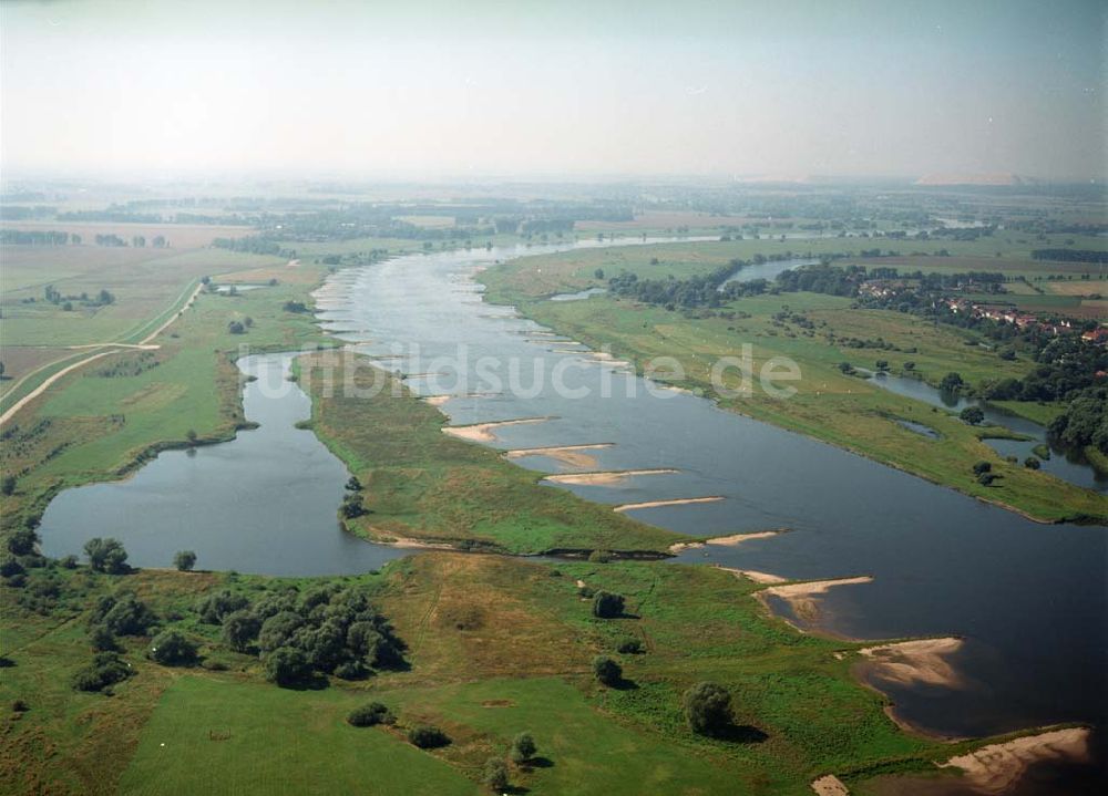 Ringfurth von oben - Elbausfluss bei Ringfurth am Elbe-Havel-Kanal