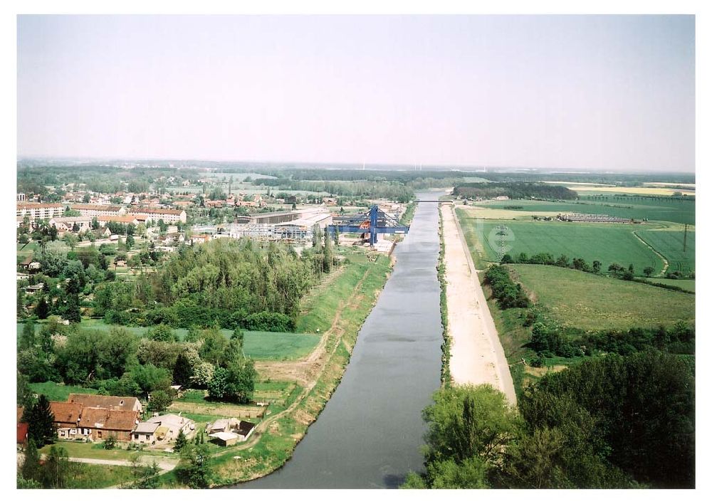 Luftbild Niegripp - Elbe-Havel-Kanal bei Niegripp.