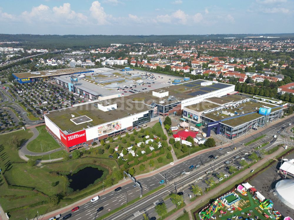 Luftbild Dresden - Elbepark Dresden Kaditz im Bundesland Sachsen, Deutschland