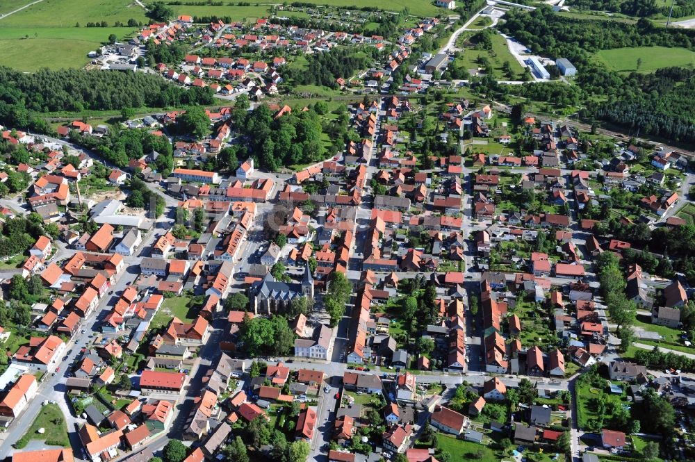 Luftbild Elbingerode ( Harz ) - Elbingerode ( Harz ) im Bundesland Sachsen-Anahlt