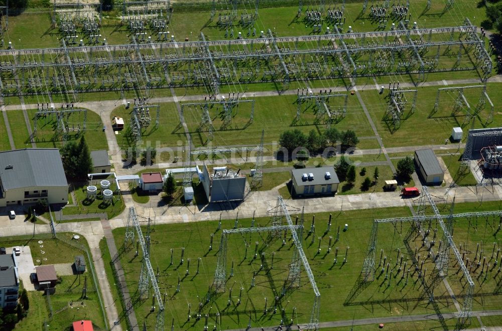 Luftbild Warschau - Elektrizitätswerk 400/110 kV Mosciska in Warschau in der Woiwodschaft Masowien in Polen