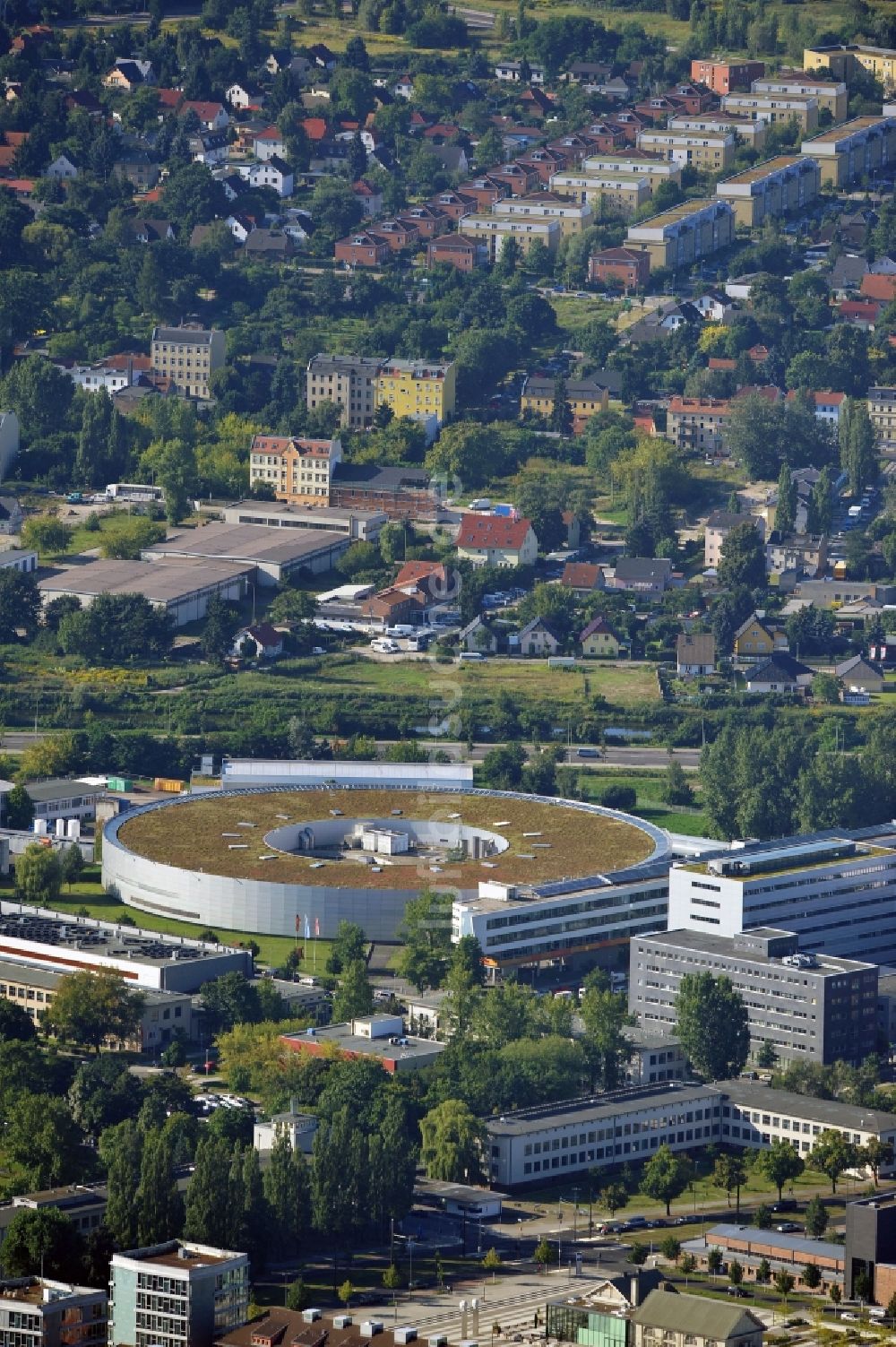 Luftaufnahme Berlin - Elektronen- Speicherring BESSY in Berlin-Adlershof