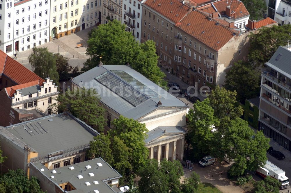 Luftbild Berlin - Elisabethkirche in Berlin