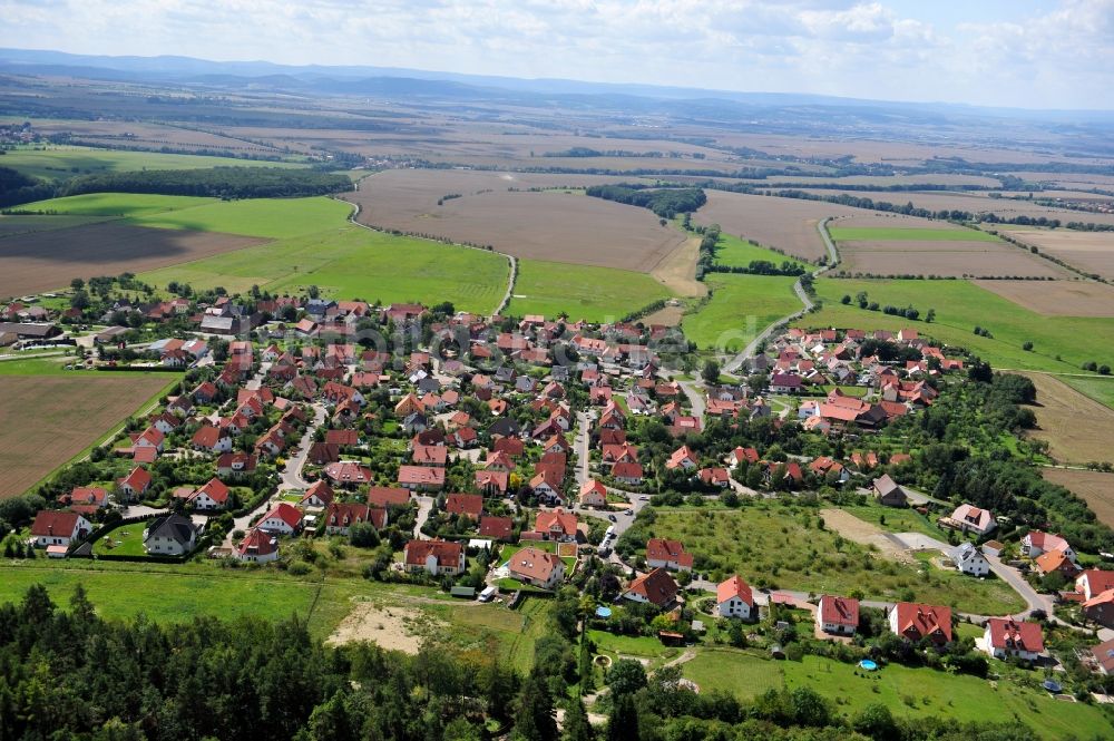 Luftbild Elleben OT Riechheim - Elleben OT Riechheim im Bundesland Thüringen